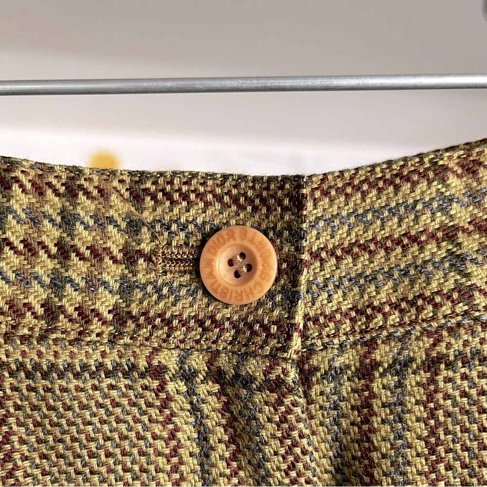 Christian Dior Sport Plaid Pants in Medium